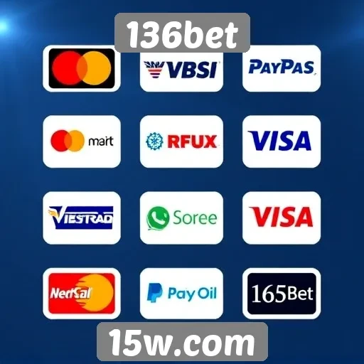 Métodos de pagamento disponíveis no 136bet