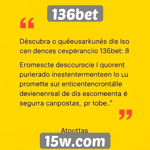 Opiniões de usuários sobre a experiência no 136bet